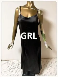 ☘️T23089☘️GRL キャミソール ロングワンピース Lのサムネイル