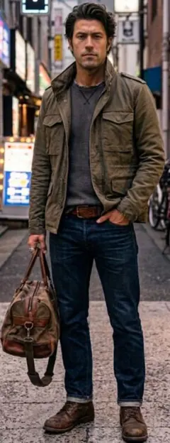 激渋【名作】FACTOTUM ファクトタム M-65 フィールドジャケット（S）