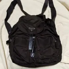 m*y様 PRADA お買い得！リュック バックパック ナイロン 三角ロゴ カー