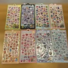 ぷくぷくシール ボンボンドロップシール 8枚セット 立体シール シール交換