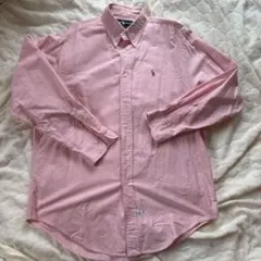 最終値下げ★Ralph Lauren ピンク 長袖シャツ 16-33