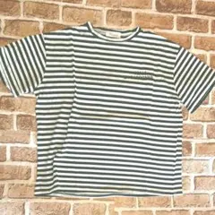 Bamboo2 ボーダー プルオーバー  オーバーサイズ 夏服