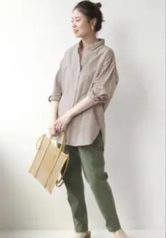 relume コットンタイプライターオーバーサイズシャツ