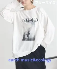 earth music&ecology アソートプリントロンTeeフリーサイズＡ