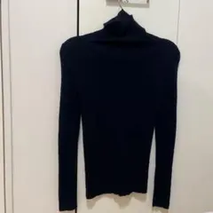 UNIQL メリノリブタートルネックセーター　Lサイズ