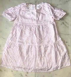 babyGAP♡ピンク♡ボーダー柄♡ワンピース♡105cmのサムネイル