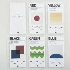 【1点のみ】韓国　貯金　バインダー　リフィル　カラー