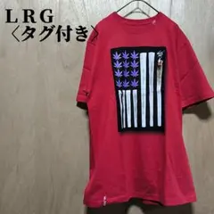 LRGエルアールジー　 レッド Tシャツ アメリカ国旗風　M