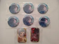 日野森雫　グリッター缶バッチ50A　スクエア缶バッチ