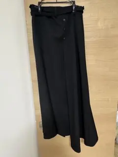 Yohji Yamamoto マーメイドスカート 変形 フレアスカート ブラック Yohji Yamamoto マーメイドスカート 変形 フレアスカート ブラック