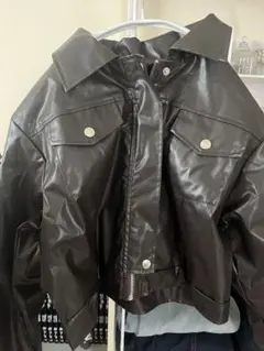 レディース ダークブラウンジャケット Lサイズ