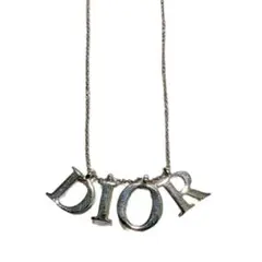 新品仕上げ済 美品　クリスチャンディオール DIORロゴ ネックレス