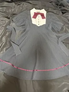 【美品】Amavel アマベル ストライプ柄ワンピース
