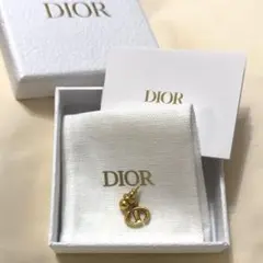 【ChristianDior】CD NAVY ピアス　ディオール　ゴールド　片方