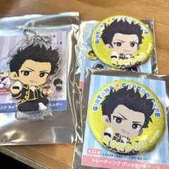 【おまけ付き】銀魂 近藤勲  アクリルスタンドキーホルダー　缶バッジ　セット