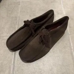 27.5cm 美品 Clarks クラークス　ワラビー　ブラウン