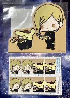 セガラッキーくじ　呪術廻戦　サンリオ　C賞F賞　POPスタンド　ステッカー　七海