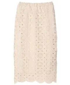 アメリカンホリック　レースタイトスカート　M アイボリー