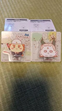 ちいかわ　アクリルシーンクリップ　ビスケット シーサー　あのこ