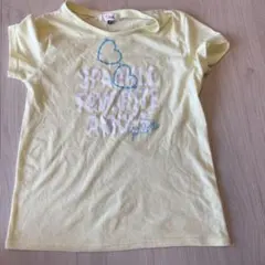 値下げ★ピンクラテPINKLATTE⭐︎S160⭐︎イエローTシャツ