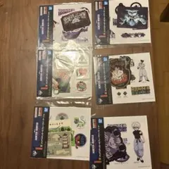 一番くじ HUNTER×HUNTER クリアステッカー&フレークシール　6セット