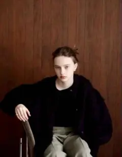 CLANE シャギーカーディガン モヘアニット アウター 黒 クラネ ブラック