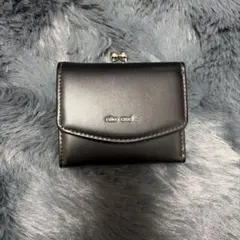 niko and... 黒 三つ折り財布
