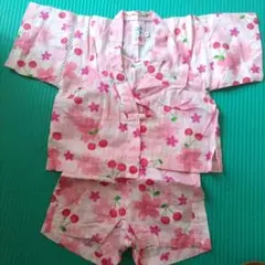 浴衣　甚平　ミキハウス　100