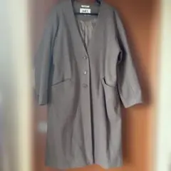 ニコアンド Vネックロングコート