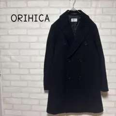 美品✨【ORIHICA】ネイビー　チェスターコート　ウール　ビジネスフォーマル春のサムネイル