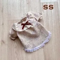SS・ハンドメイド・犬服・小型犬・花柄ワンピース（50）
