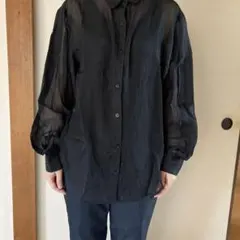 シースルーアップシャツ