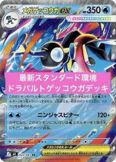 ポケカ　メガゲッコウガexデッキ　ドラパルトexデッキ　構築済みデッキ