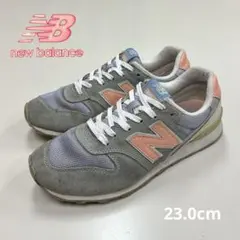 New Balance 996レディーススニーカー グレー/ピンク　23.0cm