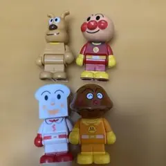アンパンマン　ブロックラボ　人形　4体セット