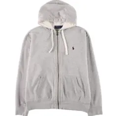 ゆ*ン様 Polo Ralph Lauren グレー ジップアップパーカー