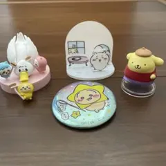 ちいかわ ポムポムプリン フィギュア 缶バッジセットのサムネイル