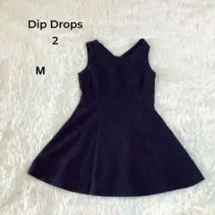 Dip Drops ディップドロップス フレアワンピース レース ネイビー Mのサムネイル