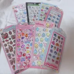 キャラクターシール ぷっくりシール 8枚セット