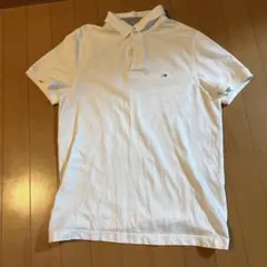 トミーヒルフィガー ホワイト ポロシャツ