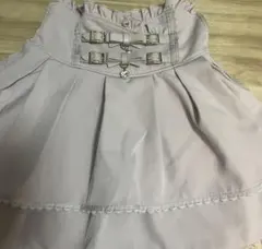 LIZLISA 2連リボンベルトスカパン