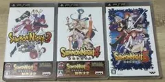 中古品)サモンナイト3 サモンナイト4 サモンナイト5 PSPソフト 3点セット