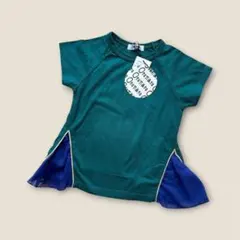 新品　Otonato Tシャツ グリーン ブルー 切替デザイン　100センチのサムネイル