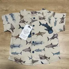 新品タグ付き⭐︎ マーキーズ　オーシャン&グラウンド　95 サメ柄　総柄　魚のサムネイル