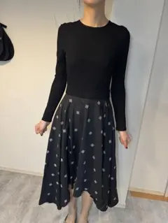 GIVENCHY ブラック ニットワンピースのサムネイル