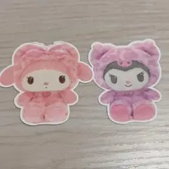 ギャルクマ ステッカー マイメロディ クロミ 2枚セット