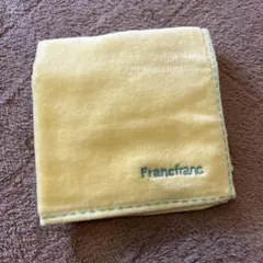 Francfranc イエロー タオルハンカチ 約25cmのサムネイル