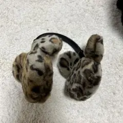 Disney ヒョウ柄イヤーマフ