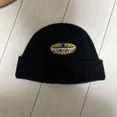 SUPREME ブラック ニット帽