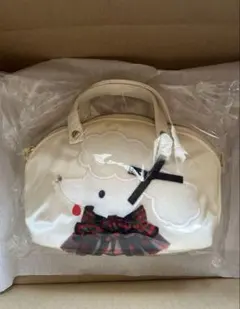 値下げBibiy × familiar ミニバッグ 赤系ファミリアチェック